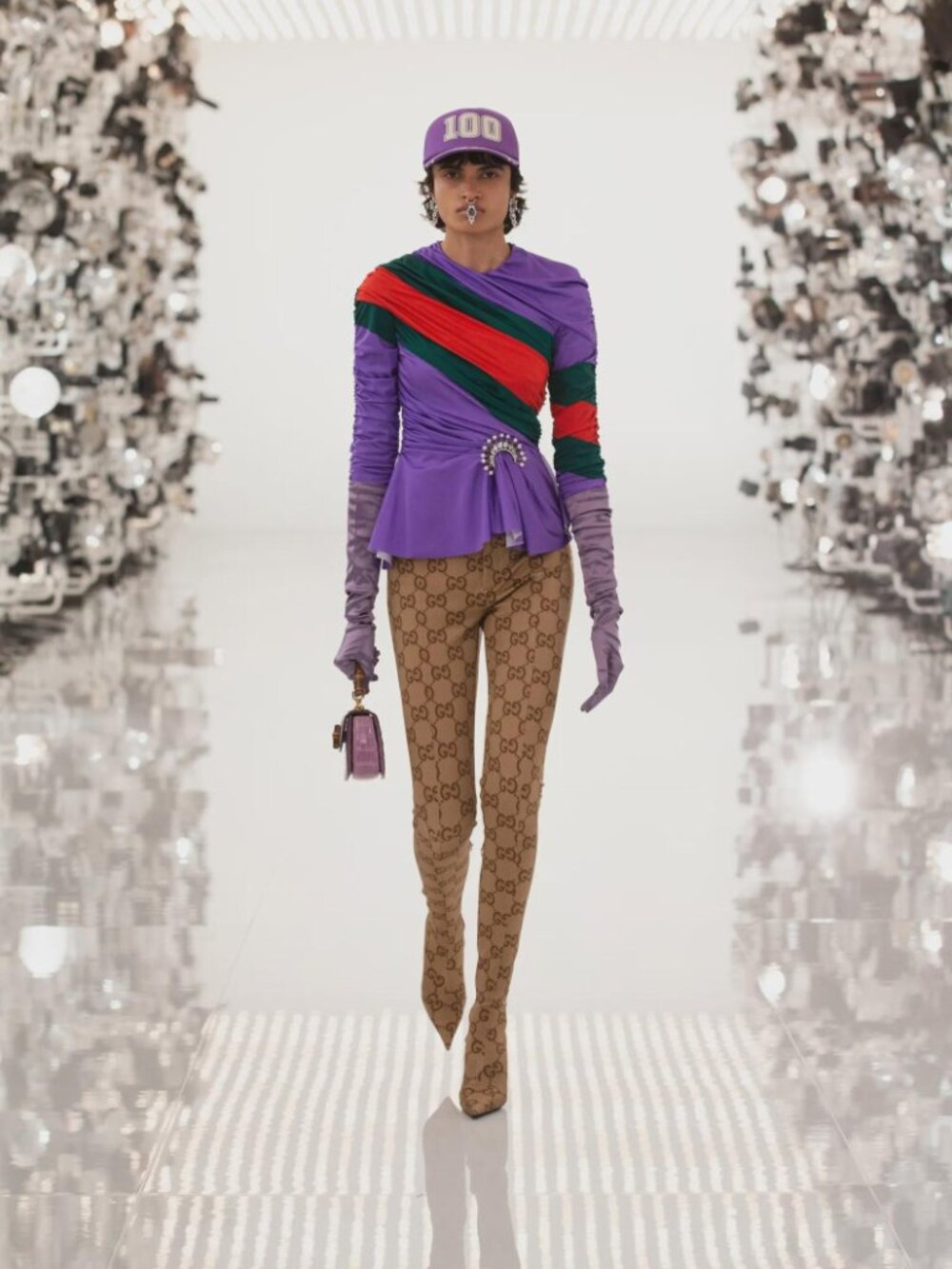 Gucci x Balenciaga Monogram Knife Boots - Size 36 - Picture 2 of 6